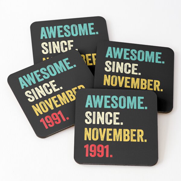 Item preview,  Year Gifts Awesome Since November 1991 30th Birthday designed and sold by suzanso.