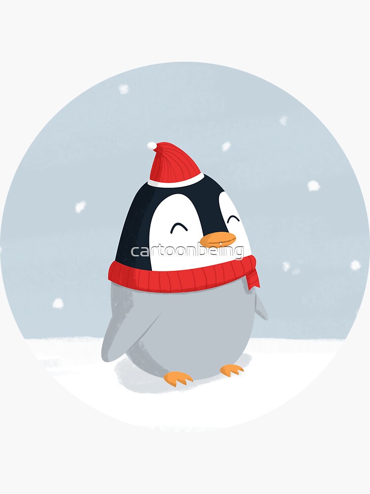 Christmas Penguin by cartoonbeing