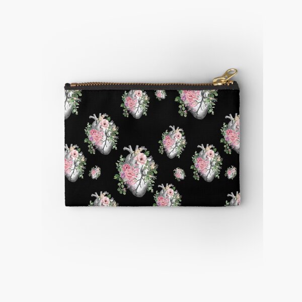 Item preview, Bloom Floral Heart Human Anatomy pink roses flowers designed and sold by Collagedream.