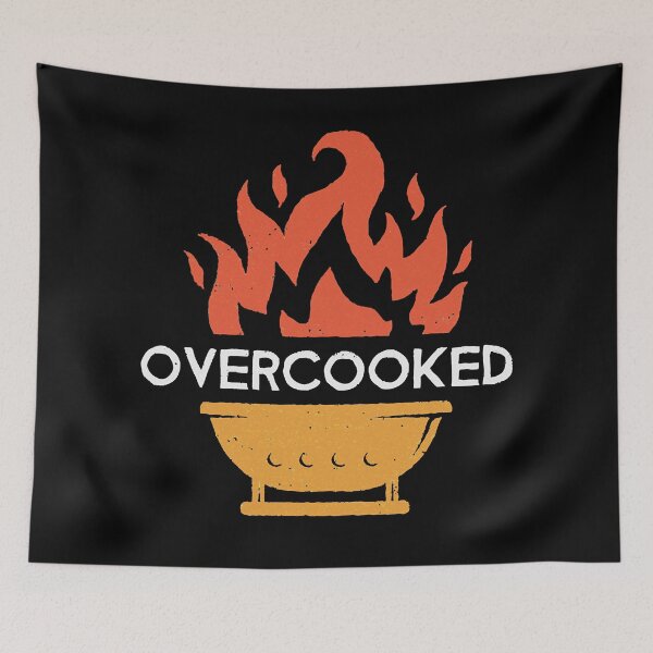 Item preview, Cooking With Teammates Is Very Fun Overcooked Game Cute  And Apron Gift Boy Girl Berlin designed and sold by FolgeOvercooked.