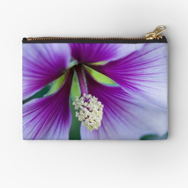 Purple Effusion Zipper Pouch