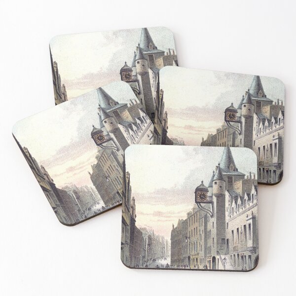 Item preview, Vintage Illustration of Canongate Tolbooth, Old Town Edinburgh designed and sold by yourscotland.