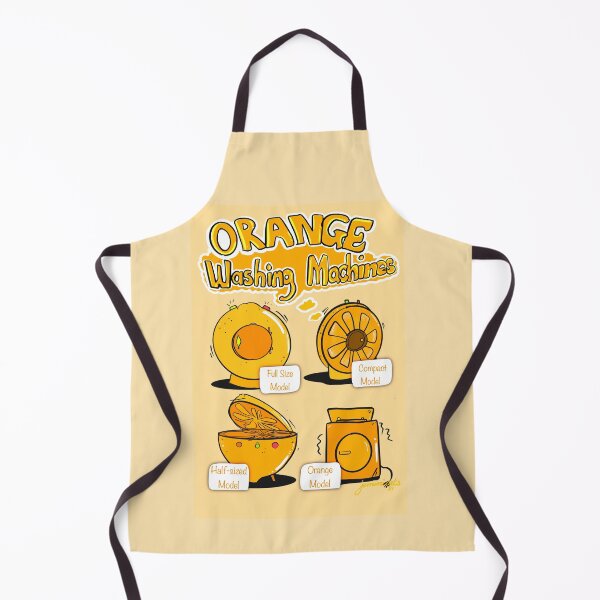 Item preview, Orange Washing Machines designed and sold by JeminiArts.