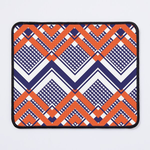 Item preview, Orange and Blue zig zag pattern designed and sold by BLMcreations.