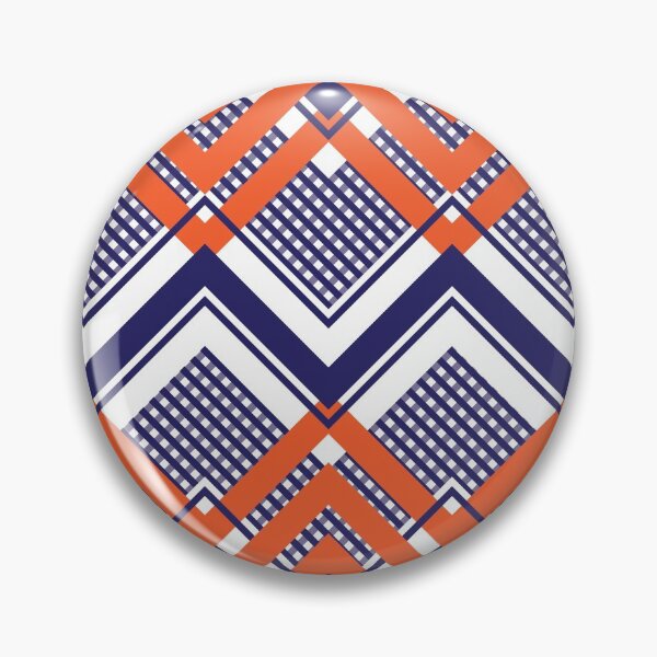 Item preview, Orange and Blue zig zag pattern designed and sold by BLMcreations.