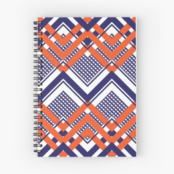 Item preview, Orange and Blue zig zag pattern designed and sold by BLMcreations.