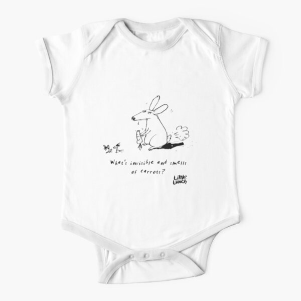 Little Lunch: The Joke Competition Short Sleeve Baby One-Piece