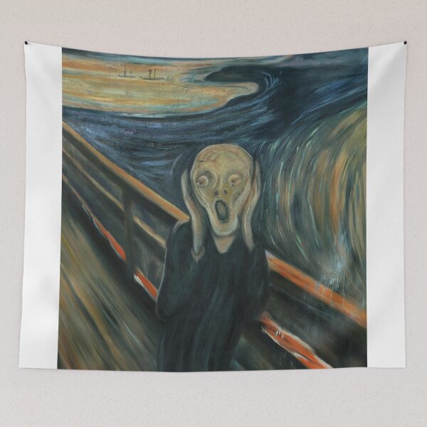 Item preview, The Scream by Edvard Munch designed and sold by RickE.