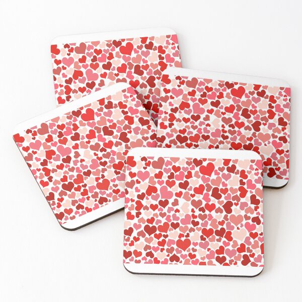 Item preview, small hearts pattern designed and sold by RAWVANE.