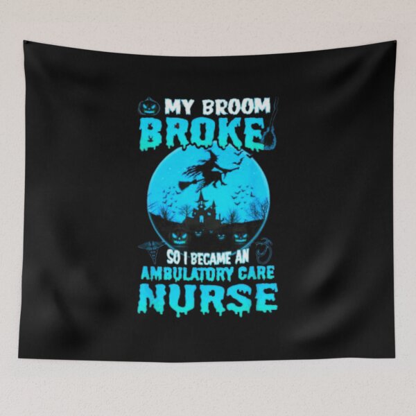 Item preview, Funny Ambulatory Care Nurse Witch Halloween Costume Women T-Shirt designed and sold by spolayastore.