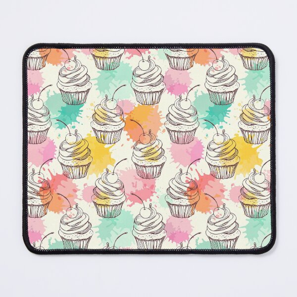 Item preview, Colorful Cupcake Pattern, Unicorn Cupcake Pattern, Cupcake Pattern, Cupcake designed and sold by graphic-genie.