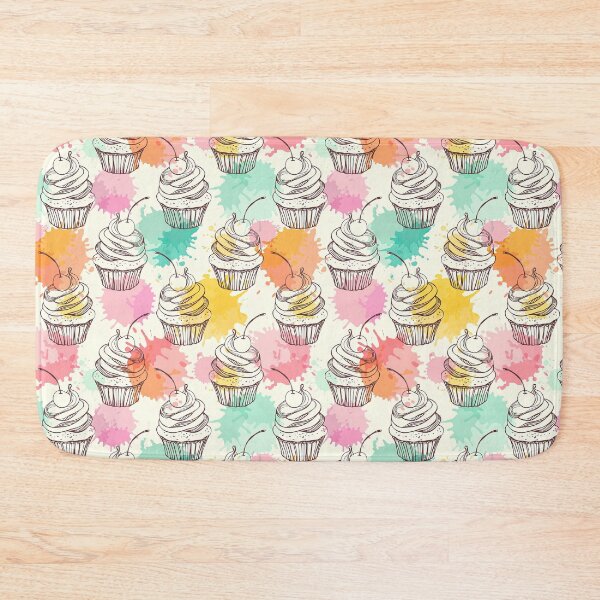 Item preview, Colorful Cupcake Pattern, Unicorn Cupcake Pattern, Cupcake Pattern, Cupcake designed and sold by graphic-genie.