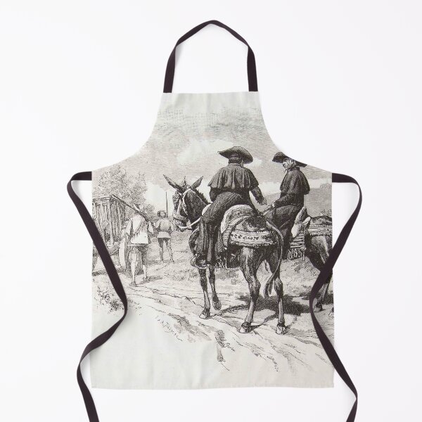 Item preview, Don Quixote in captivity vintage illustration designed and sold by Vintage Designs +.
