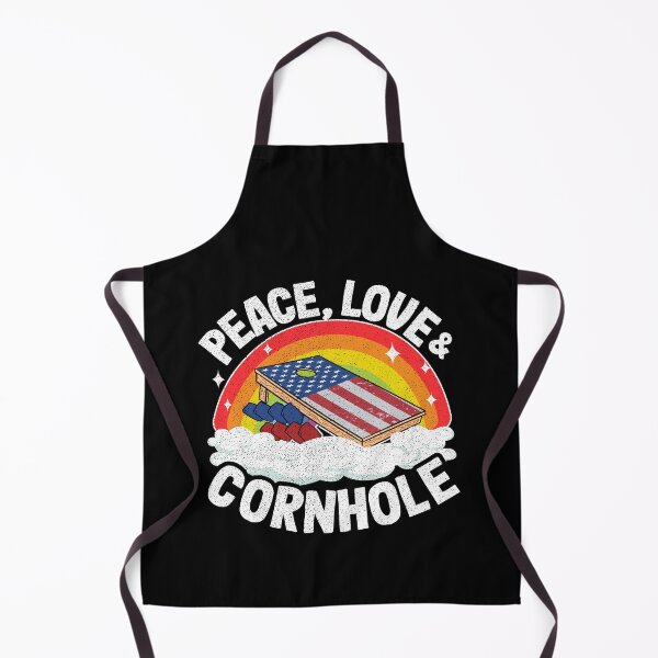Item preview, Corn Hole Retro Sunset American Flag Peace, Love & Cornhole designed and sold by Stronzi.