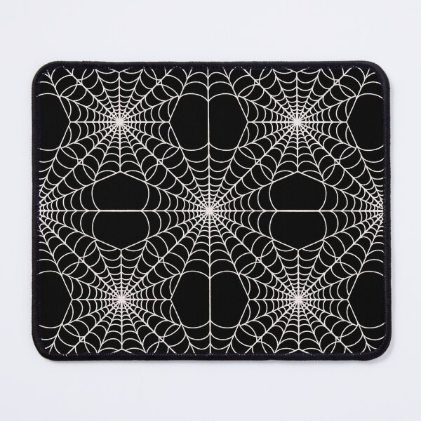 Item preview, Spider Web Pattern, White web pattern on black background, Halloween pattern designed and sold by kMariaART.