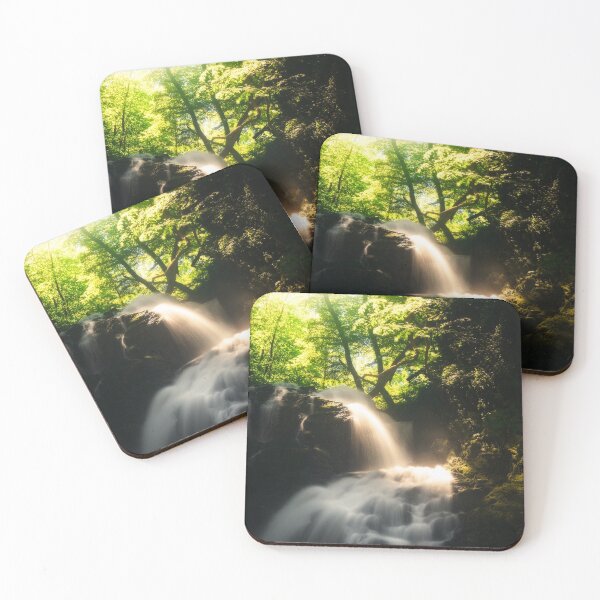 Item preview, Sun shining on a magical waterfall designed and sold by Patrik Lovrin.
