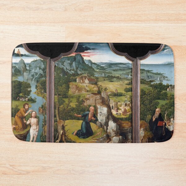 Item preview, Vintage medieval art St Anthony Cryptich by Hieronymus Bosch designed and sold by Vintage Designs +.