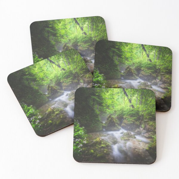 Item preview, River flowing through enchanted green forest designed and sold by Patrik Lovrin.