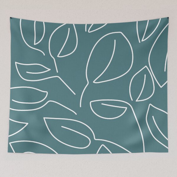 Item preview, Dark Teal Leaves designed and sold by Teallady.
