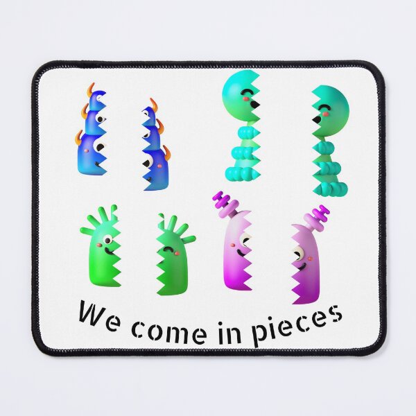 Item preview, Funny Aliens quotes - We come in pieces designed and sold by CCC2021.