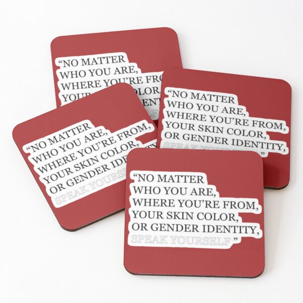 Item preview, BTS quotes (no matter who you are where you are from your color or gender identity , speak yourself) designed and sold by vividveune.