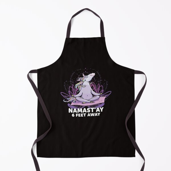 Item preview, Awesome Namastay 6 Feet Away designed and sold by verdecuddly.