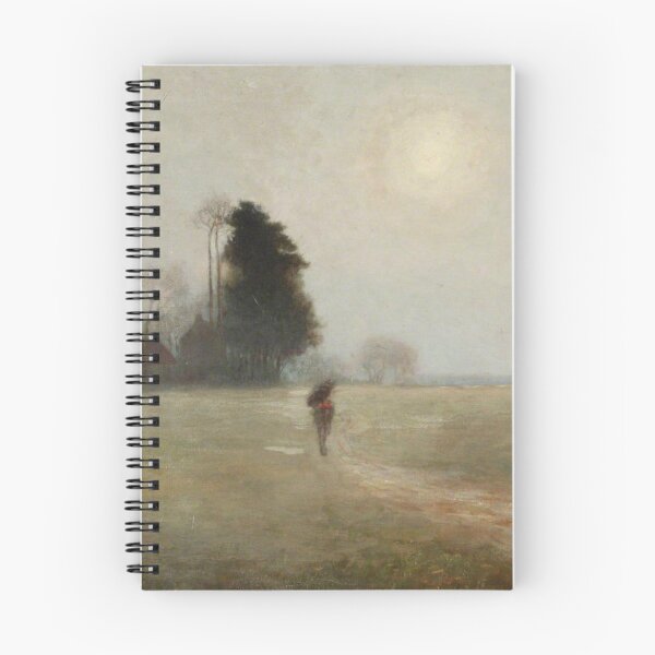 Item preview, Man Crossing a Field at Dusk - Benjamin Haughton designed and sold by Vintage Designs +.