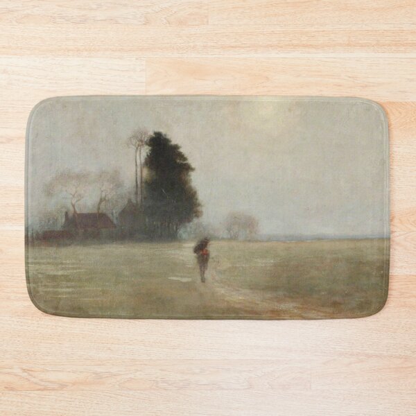 Item preview, Man Crossing a Field at Dusk - Benjamin Haughton designed and sold by Vintage Designs +.