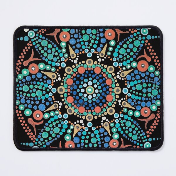 Item preview, Blue Copper Fish Mandala designed and sold by Gerri Kleinberg.