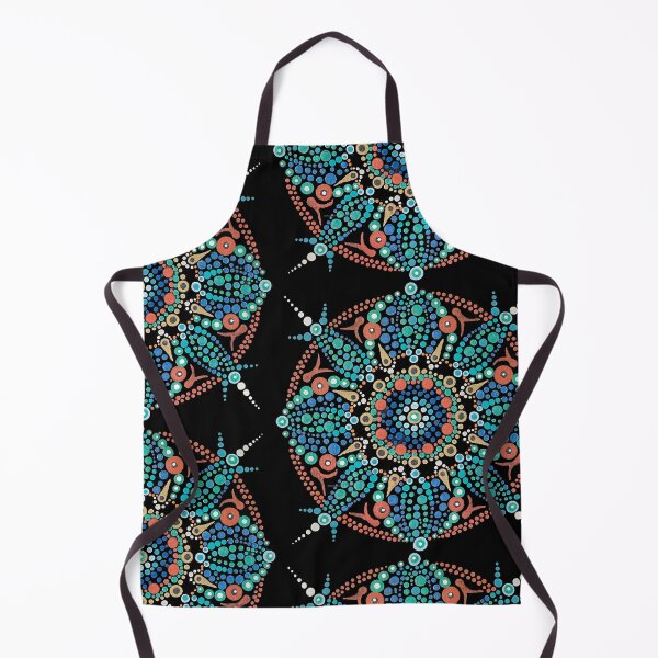 Item preview, Blue Copper Fish Mandala designed and sold by Gerri Kleinberg.