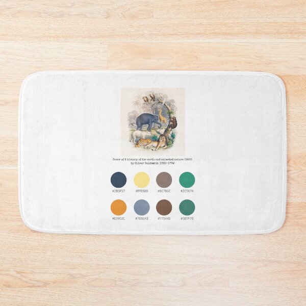 Item preview, Colour Palette of Cover of A history of the earth and animated nature (1820) by Oliver Goldsmith (1730-1774) designed and sold by CoffeewithAnh.