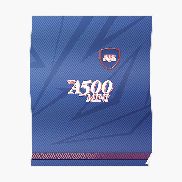 "TheA500 Mini Soccer Jersey (London Blue)" Poster for Sale by