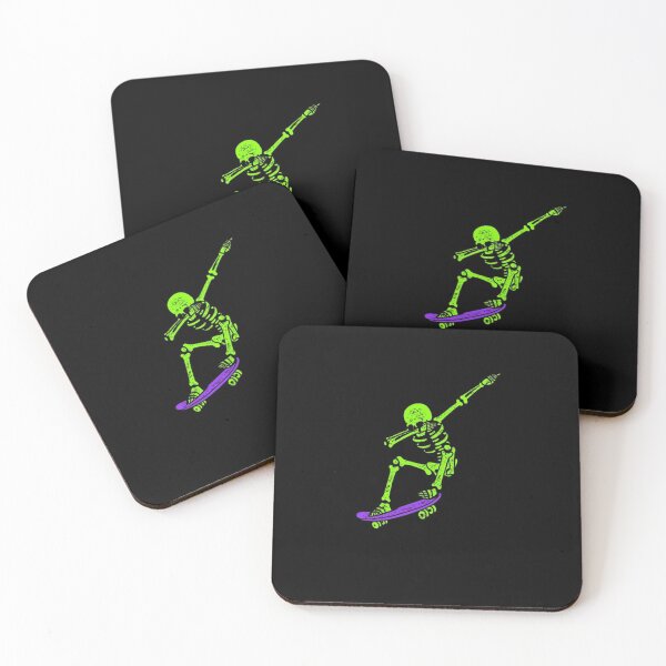 Item preview, Dabbing Skeleton Skateboarding Shirt Dab Skull designed and sold by BTGTEES.