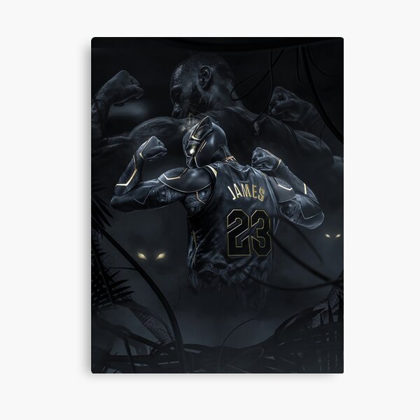 Los Angeles Lakers Lebron James Reverse Windmill Dunk Poster Wall Hanging  Gift