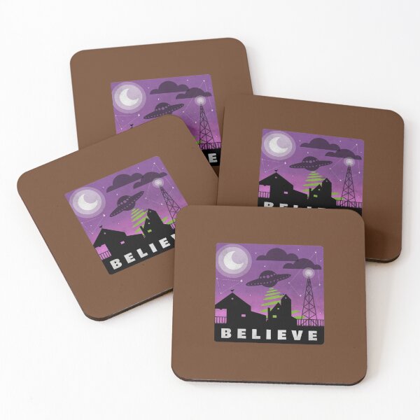 Item preview, Believe in aliens village nightscape Essential  designed and sold by PixyApparel.