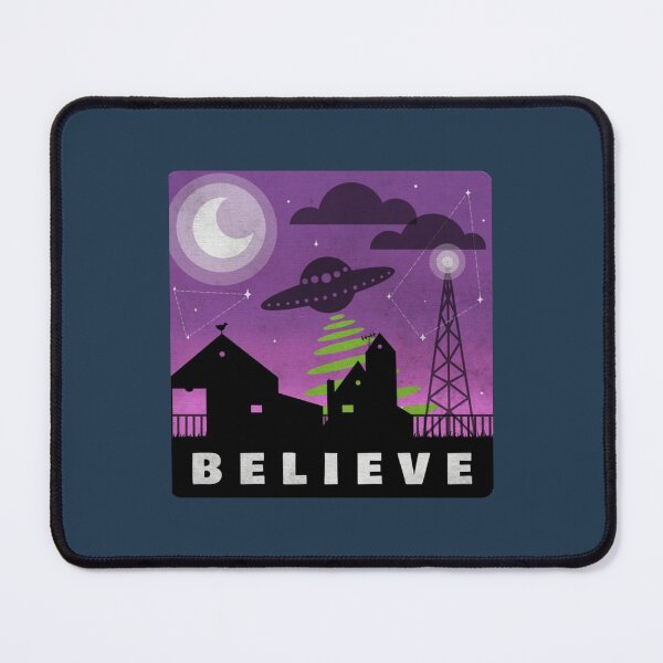 Item preview, Believe in aliens village nightscape Essential  designed and sold by PixyApparel.