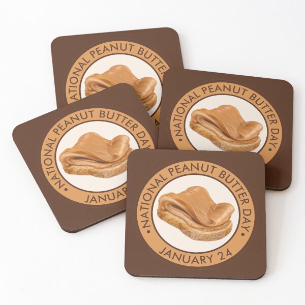 Item preview, National Peanut Butter Day, peanut butter toast  designed and sold by HolidayBug.