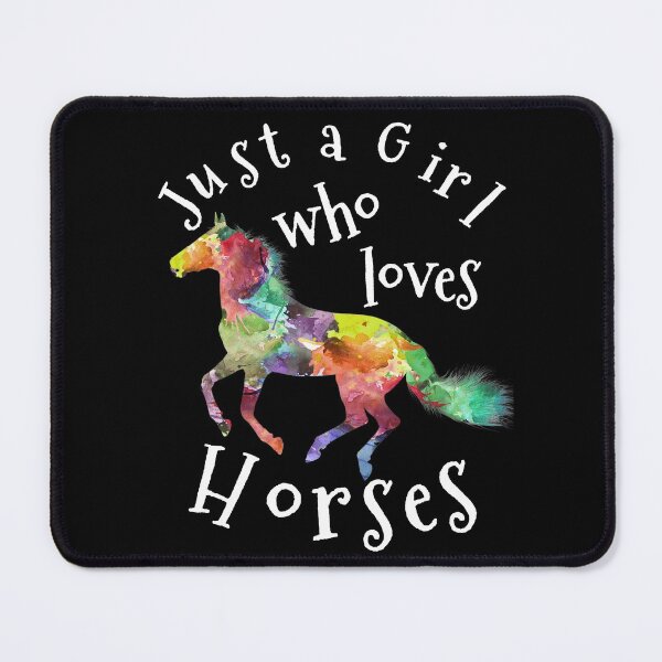 Item preview, Just a Girl Who Loves Horses design for Horse Lovers Girls designed and sold by NUMAcreations.