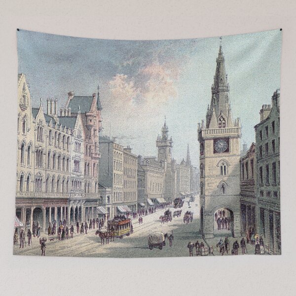Item preview, Vintage Illustration of the Trongate, Glasgow designed and sold by yourscotland.