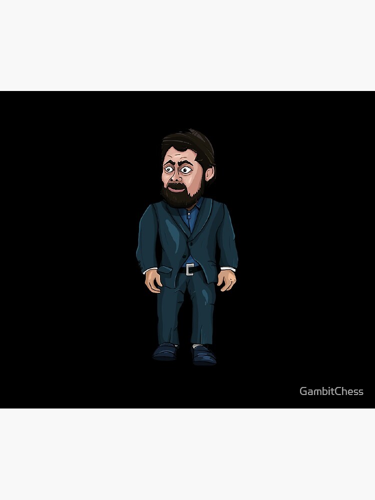 Gothamchess cartoon Sticker for Sale by GambitChess