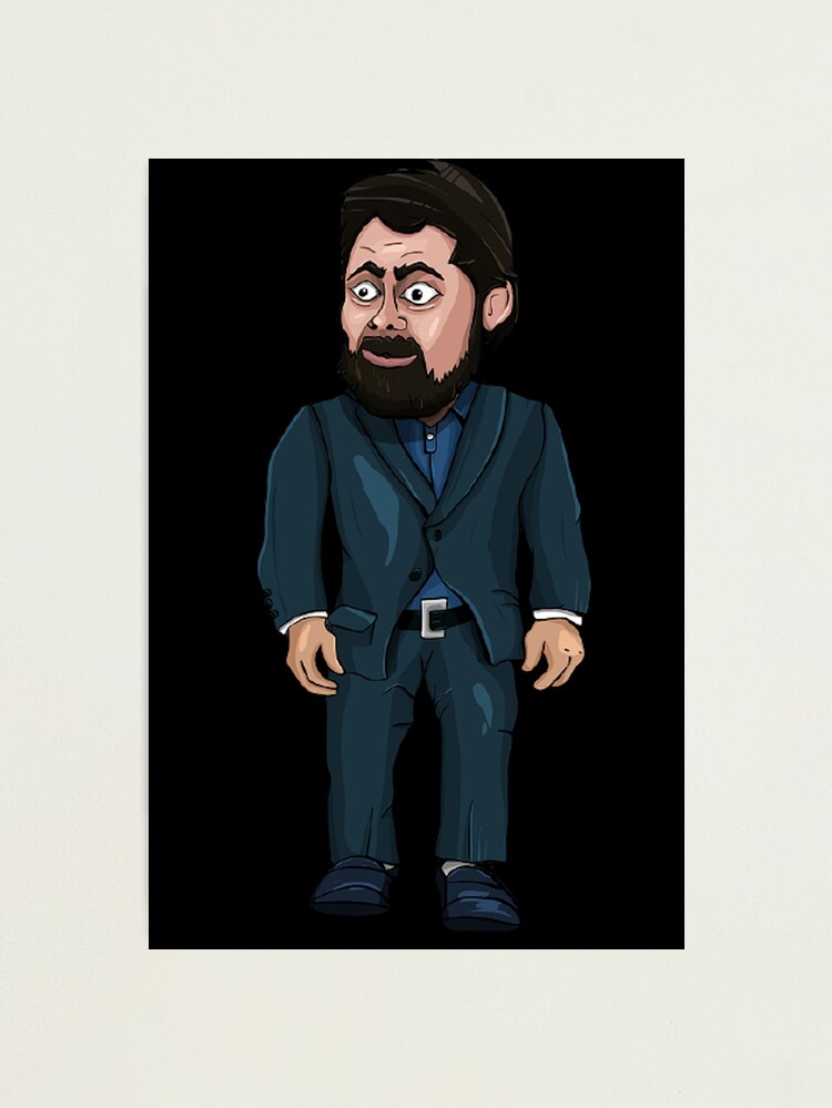 Hikaru Nakamura Cartoon Photographic Print for Sale by GambitChess