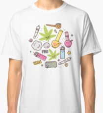 Kawaii marijuana / Cute weed Classic T-Shirt