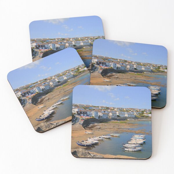 Item preview, Portscatho Harbour Cornwall with Boats in Beautiful Weather designed and sold by acceleratorhams.