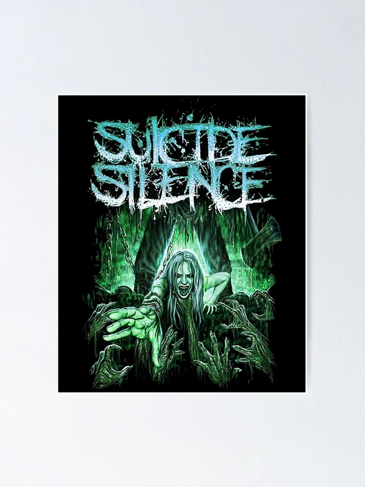 Vintage Retro The Black Suicide Silence