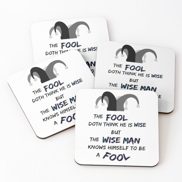 Item preview, The Fool Doth Think He Is Wise But the Wise Man Knows Himself to Be a Fool designed and sold by bittes.