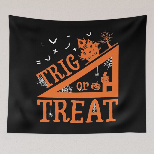 Item preview, Math Teacher Trig Or Treat School Life Halloween Pun 2021 designed and sold by PandoraDeluxeLx.