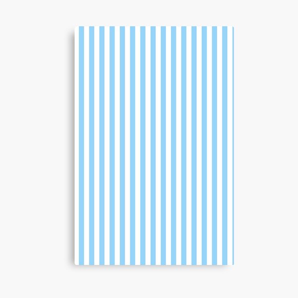 Thin Sky Blue and White Stripes | Thin Vertical Stripes |