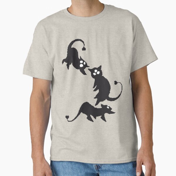 Item preview, Creepy cats pixel art Classic  designed and sold by PixyApparel.