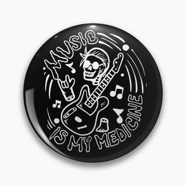 Item preview, Music Is My Medicine Skull Guitar Shirt Music Equalizer For Black designed and sold by DKKShop.