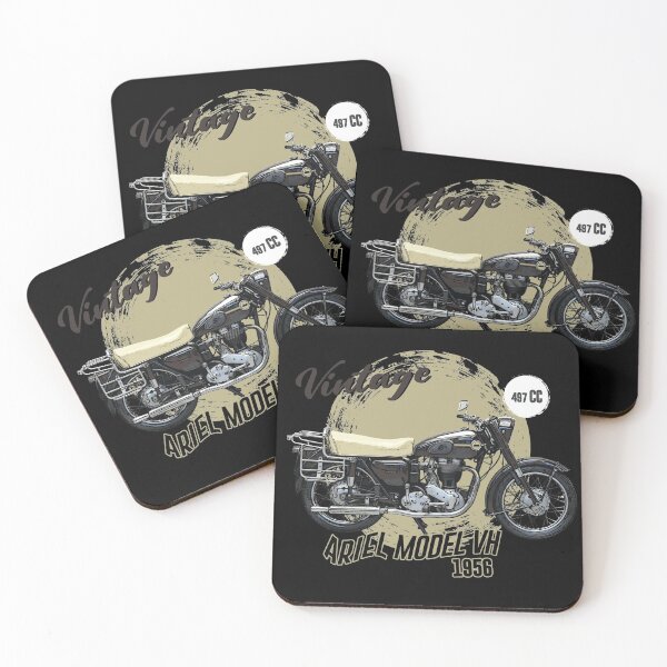 Item preview, VINTAGE MOTORCYCLE | ARIEL 1956 MODEL VH 497CC | BIKER COLLECTION| Black designed and sold by tamilstickers.